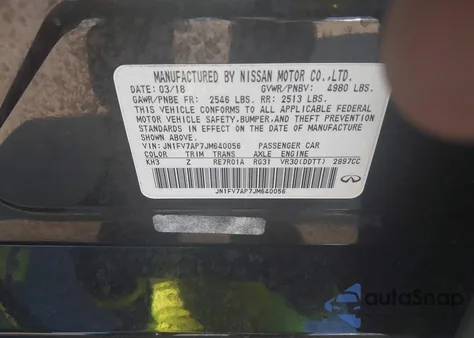 2018 Infiniti Q50 3.0T Red Sport 400 from USA, damaged, VIN JN1FV7AP7JM640056